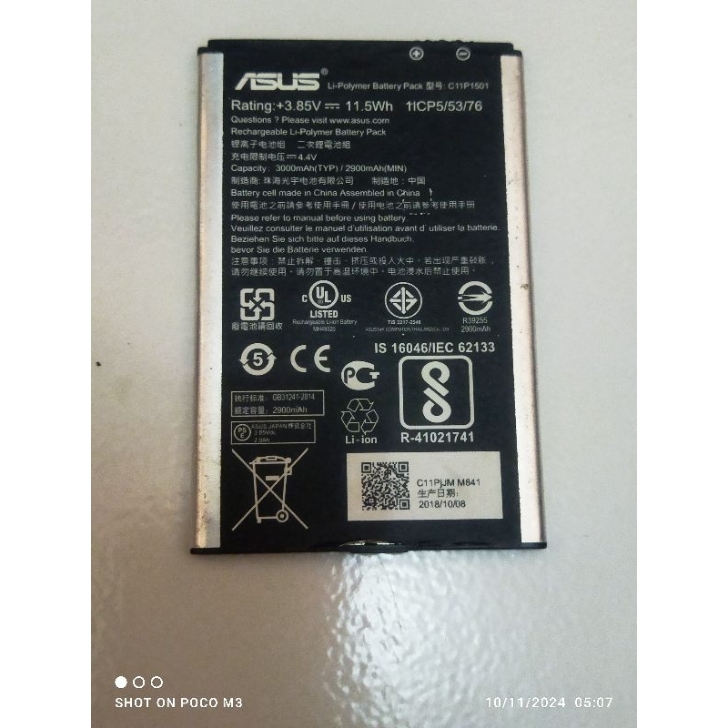 Baterai Asus Zenfone Selfie