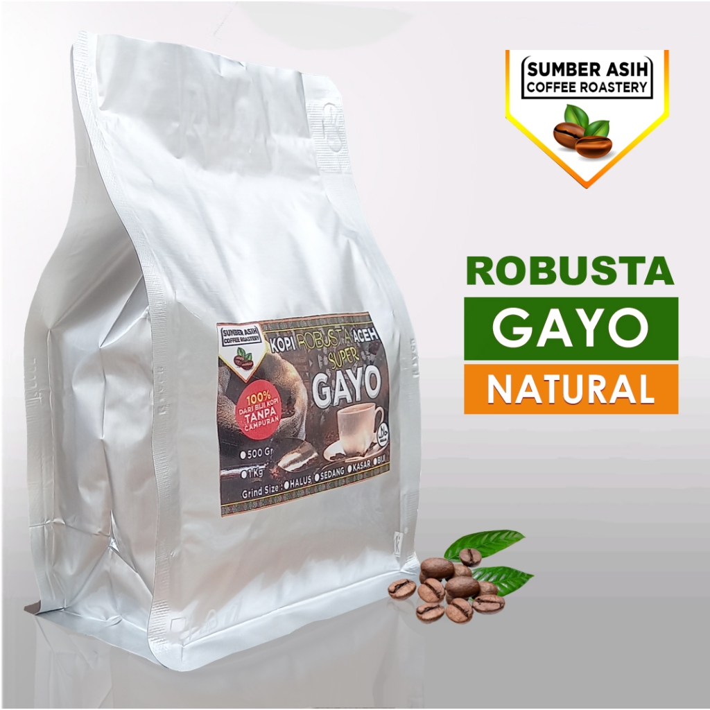 

Kopi Aceh Robusta Gayo Natural 500 Gram