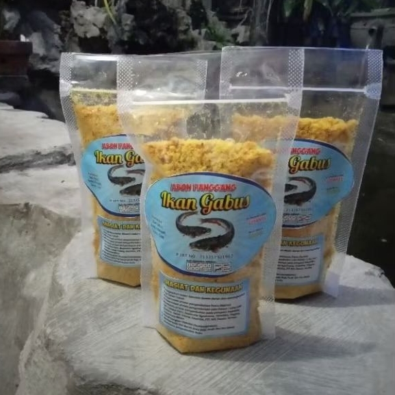 Abon Ikan Gabus/Kutuk/Haruan Asli Original Tinggi Protein Tinggi Albumin Enak Gurih & Halal