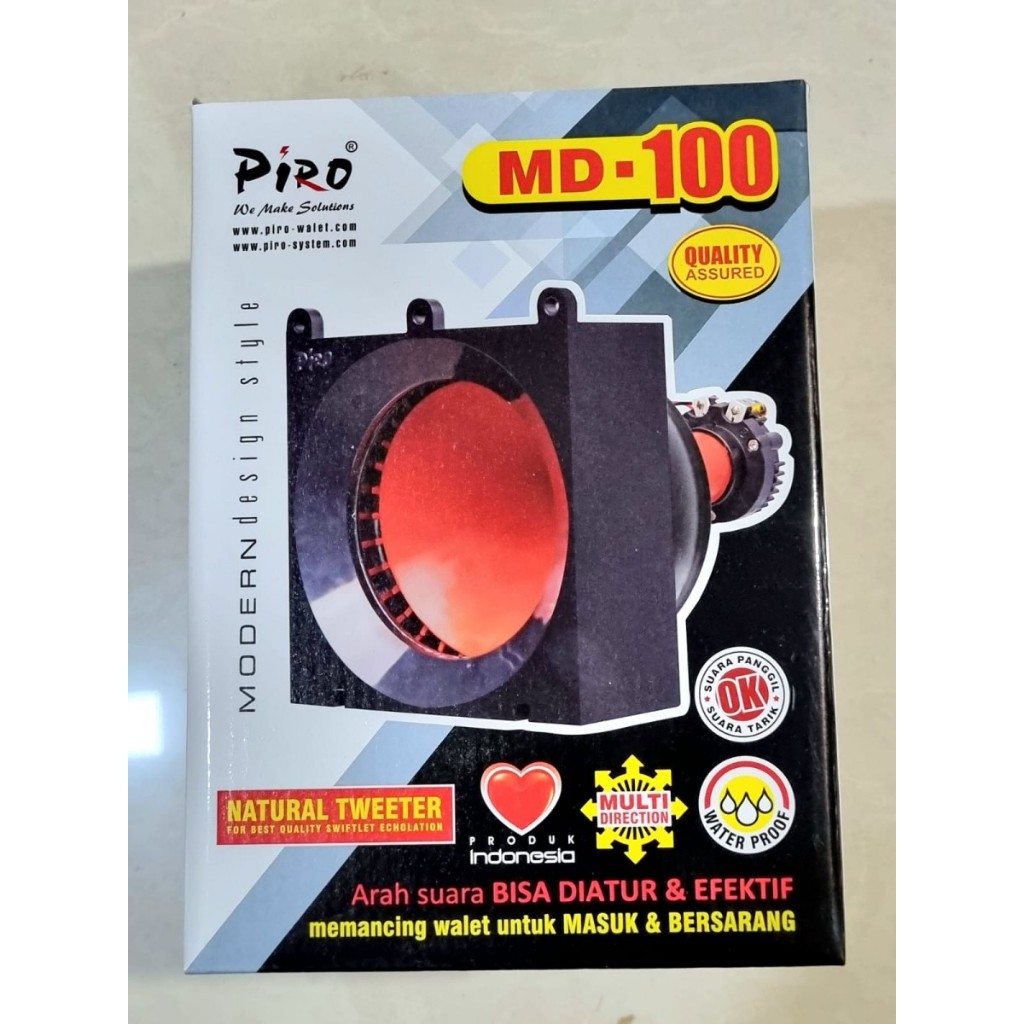 Tweeter Putar Panggil Walet PIRO MD100 Anti Air / Tweeter Putar Piro MD 100 Tweeter Panggil Walet