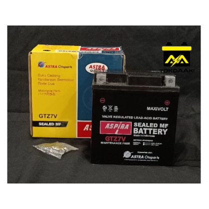 Aki Motor NMAX OLD NMAX LAMA AEROX OLD AEROX NEW ABS ASPIRA GTZ7V ORIGINAL AKI KERING