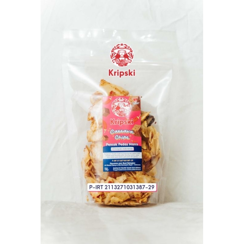 

Kripski Pencok Pedas Manis 150 gram "Keripik Singkong