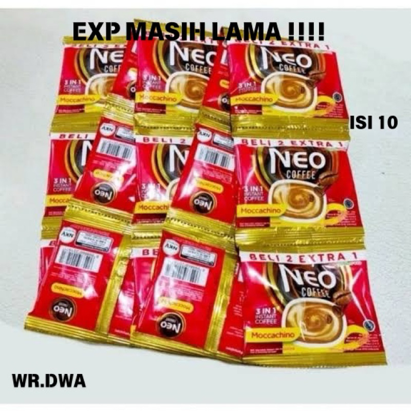 

Neo coffe moccacino 1 renceng isi 10