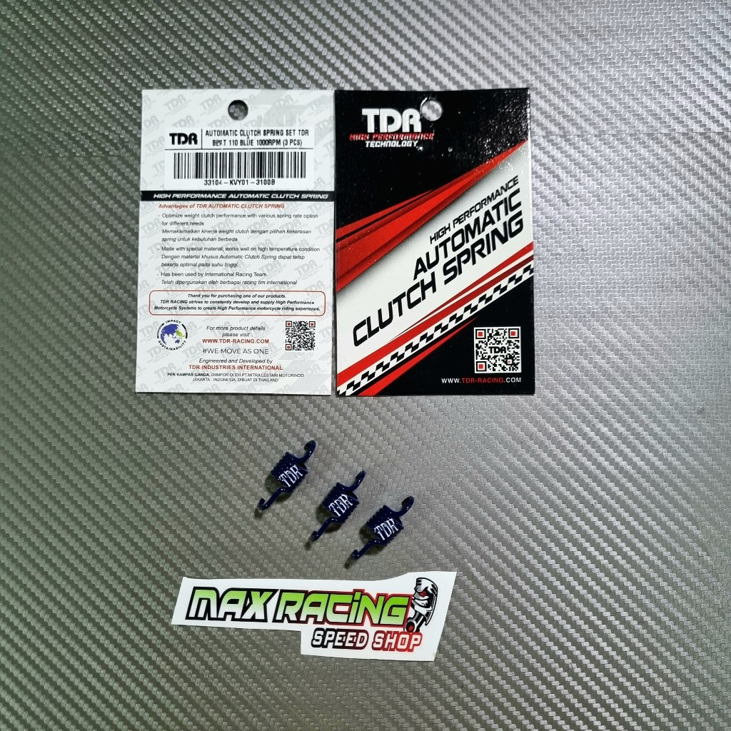 Per Sentri Kampas Otomatis Ganda TDR 1000 RPM Blue Beat Vario 110 Beat Fi Scoopy Fi Genio Beat ESP S