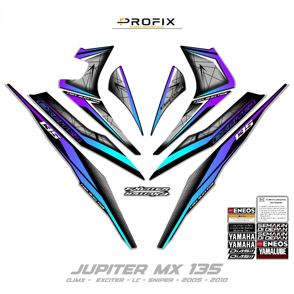 STRIPING MX 135 0LD MOTIF 30  /JUPITER MX LAMA /STICKER /STIKER MOTOR CRIPTO 135/STICKER OJMX / STRI
