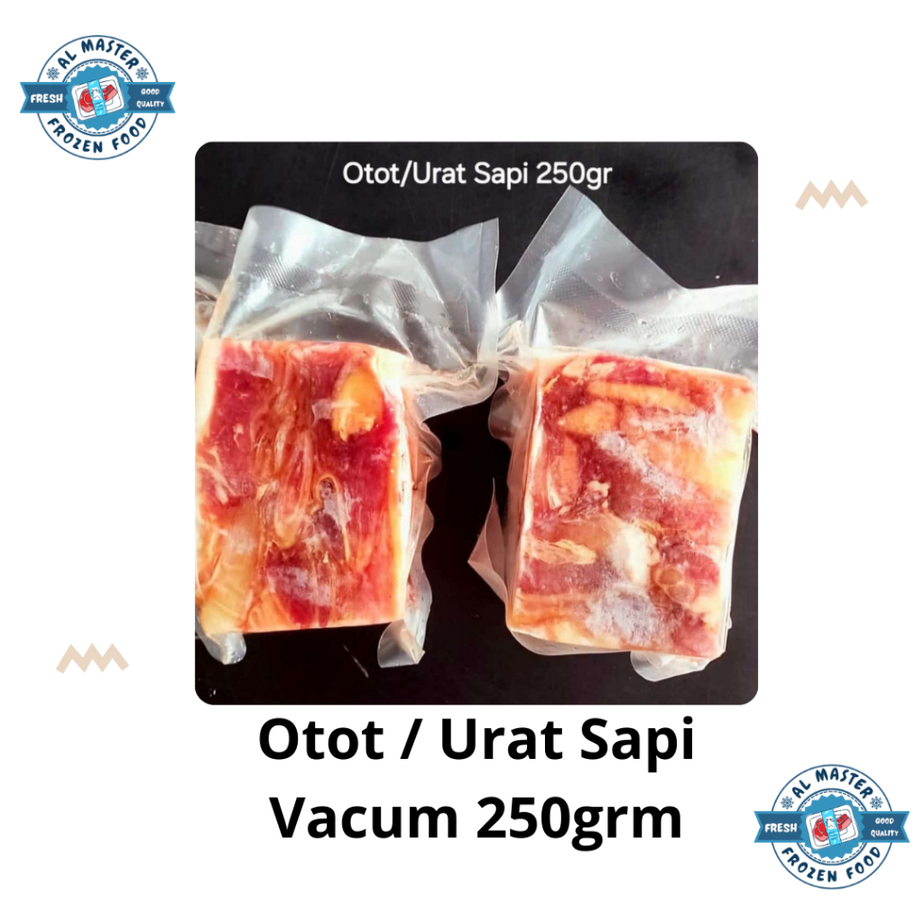 

Otot/Urat Sapi Premium Quality packing Vacum 250grm