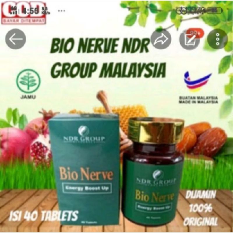 

1 Botol obat herbal 1 Botol D neervhie 100% original obat kebas kaki,asam urat asam lambung2