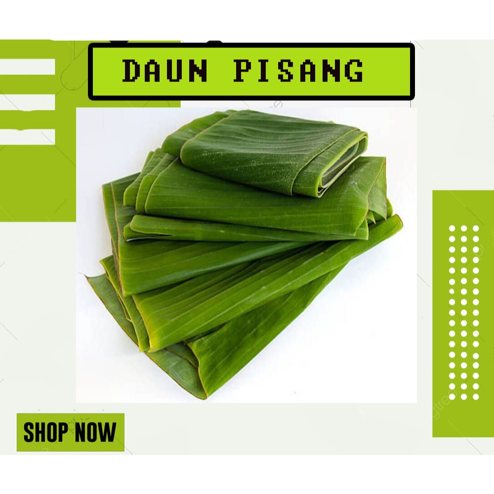 

DAUN PISANG BASAH SEGAR FRESH | 1IKAT DAPAT 3-4 LEMBAR MURAH BERKUALITAS