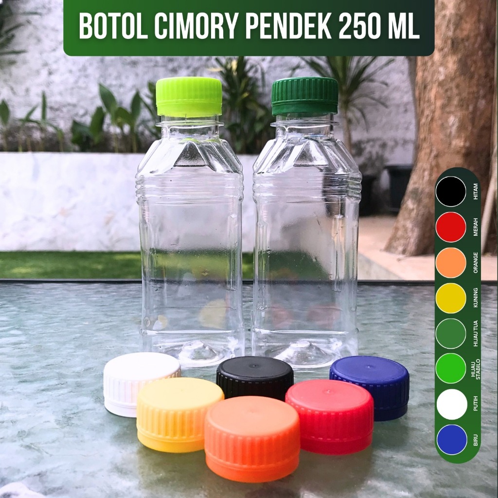 HJK ISI 30 FREE KARDUS Botol Cimory 250 ml Pendek dan TInggi / Botol Plastik / Botol Susu / Botol