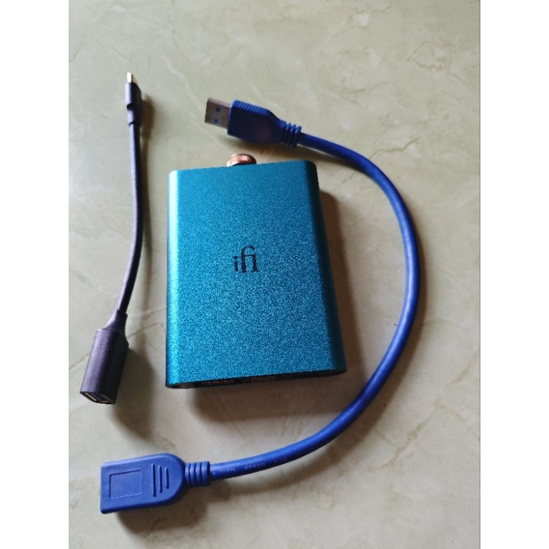iFi Hip-DAC 3 Portable DAC/Headphone Amplifier - 4.4mm & 3.5mm Output, USB-C Input, DSD256, MQA Full Decoder