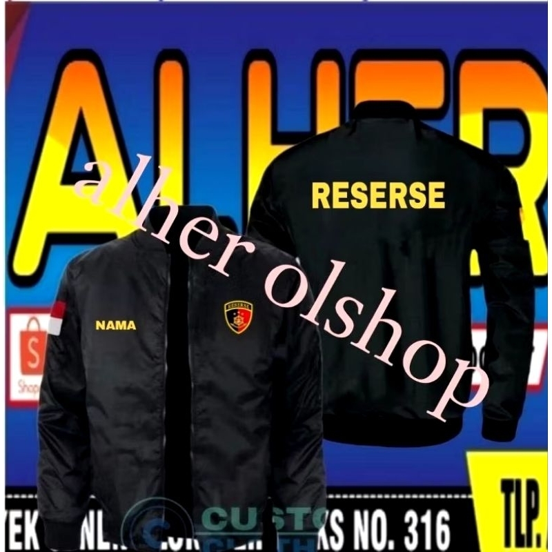 Jaket bordir reserse Jaket reserse bomber reserse Jaket kerja reserse Jaket seragam reserse