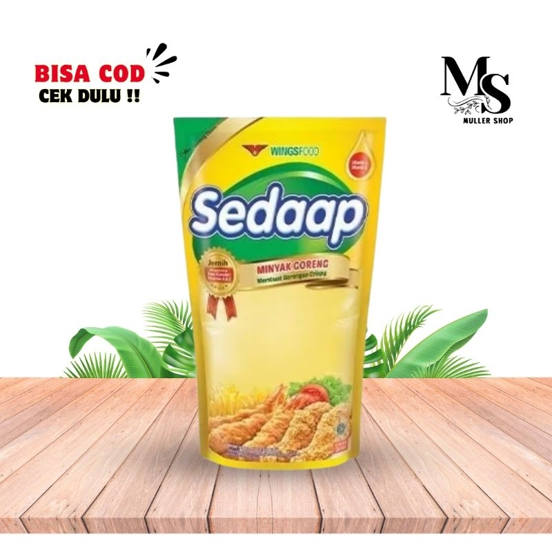

Minyak goreng 1 liter SEDAAP