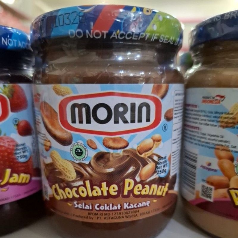 

MORIN CHOCOLATE PEANUT (SELAI COKLAT KACANG 250GR)