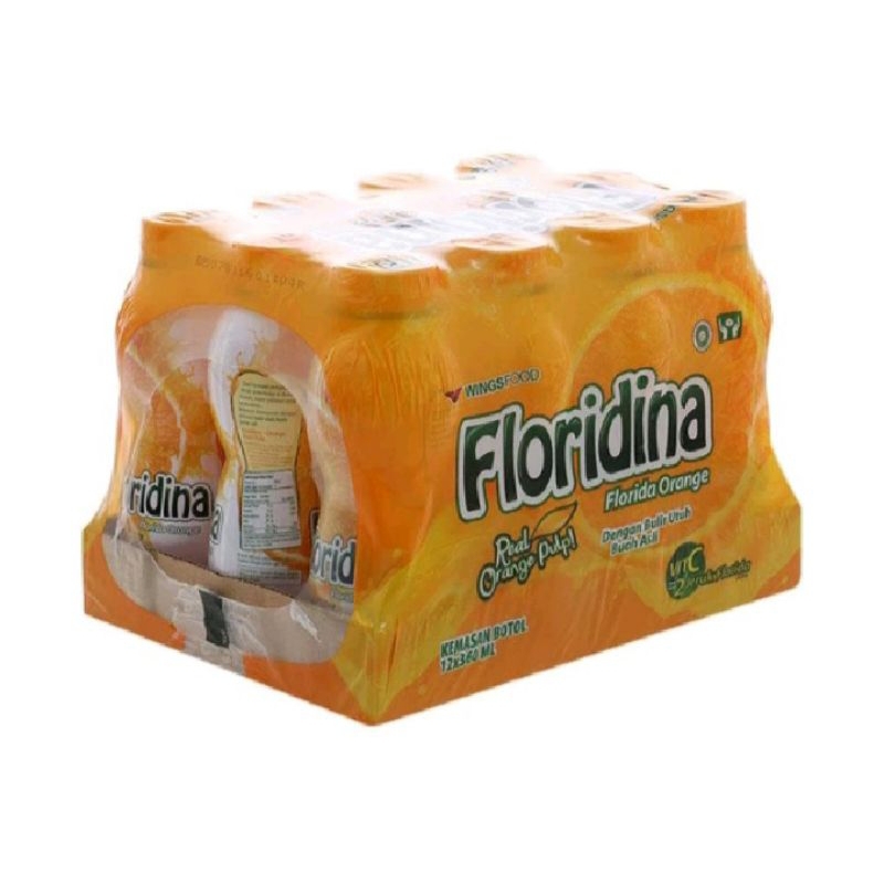 

Floridina rasa jeruk 1 pack isi 12 botol