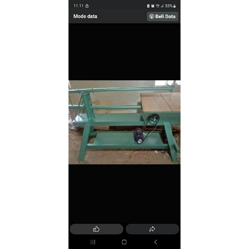 Scroll saw atau mesin bobok kayu