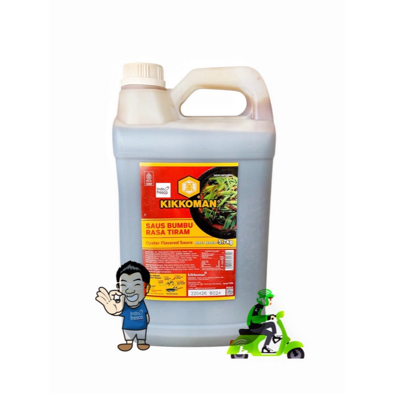 

Kikkoman Oyster Sauce- Saus Tiram Halal Jerigen 5 L- GRAB GOSEND