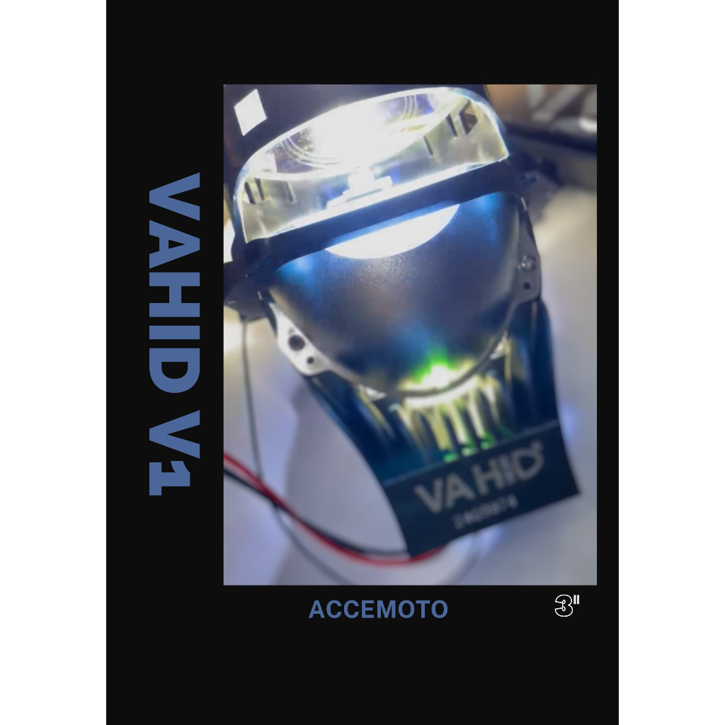 V1 - 3.0 LED Projector Lens Venus 1 Vahid | Biled Projector Lens Venus 1 Merk Vahid Ukuran 3 inch