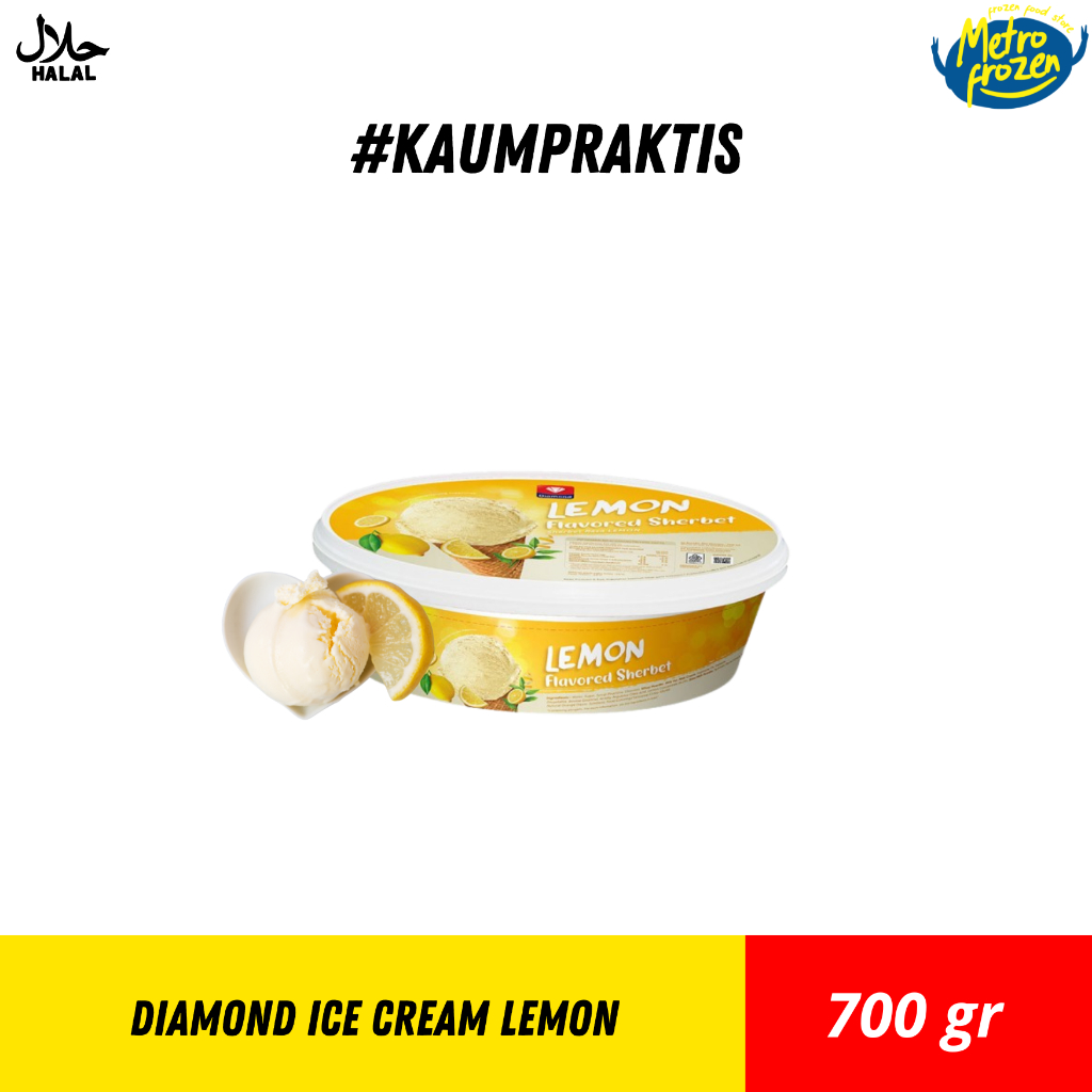 

Diamond Ice Cream Lemon 700ml