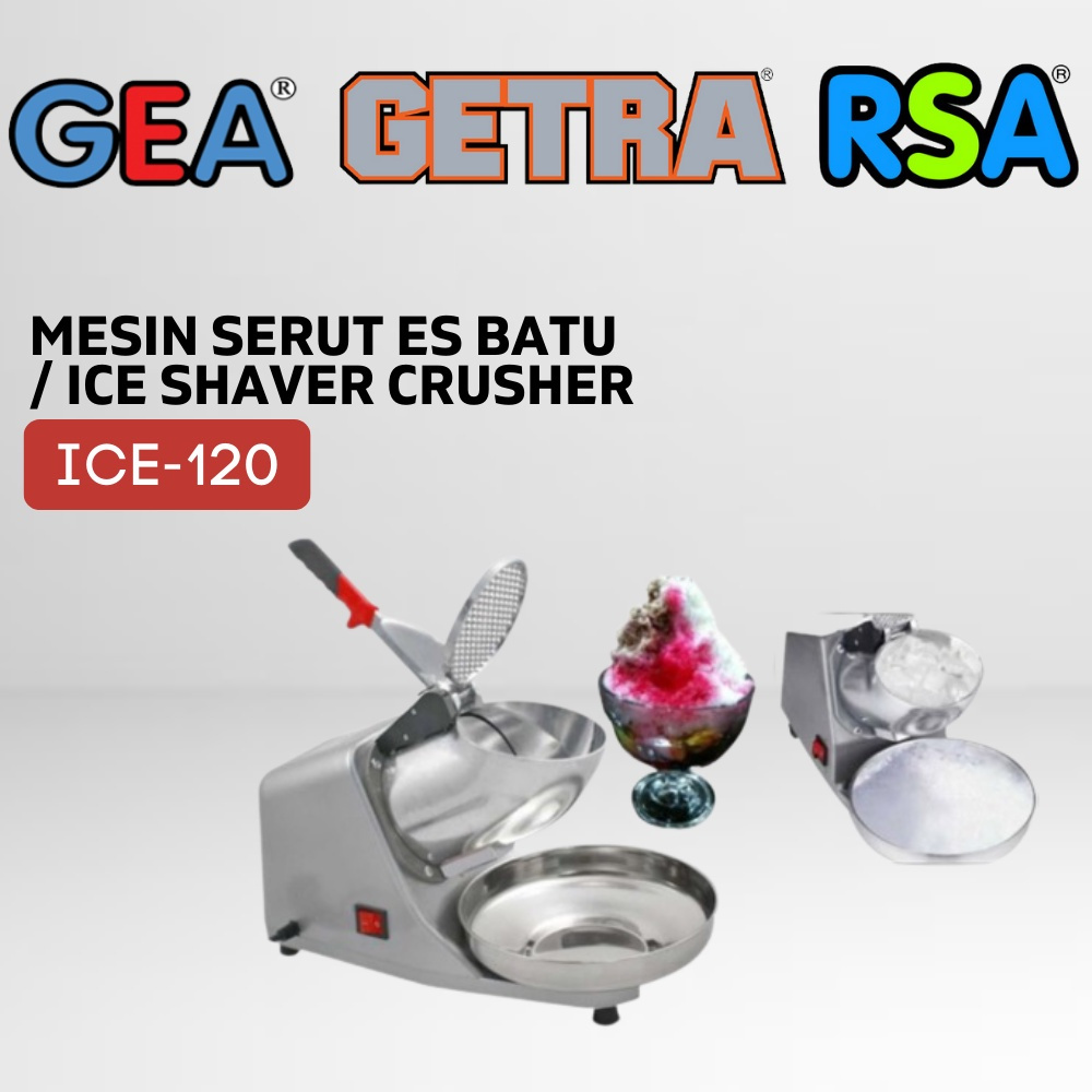 GEA Ice Planer Shaver ICE-120 Mesin Serut Es GEA Ice Shaver