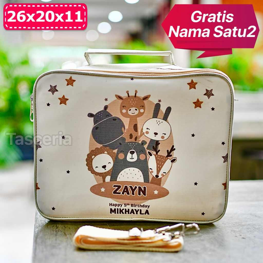 

Tas Selempang Ultah Anak Animal Cute / Tas Selempang Anak Cowok Custom / Tas Selempang Anak Perempuan Custom / Tas Ulang Tahun Anak Premium / Tas Selempang Ulang Tahun Anak / Goodiebag Ultah Anak Premium