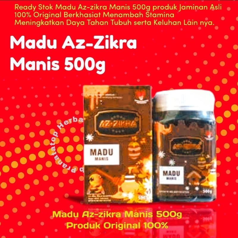 

Madu Az-zikra Azzikra Az zikra Manis 500g