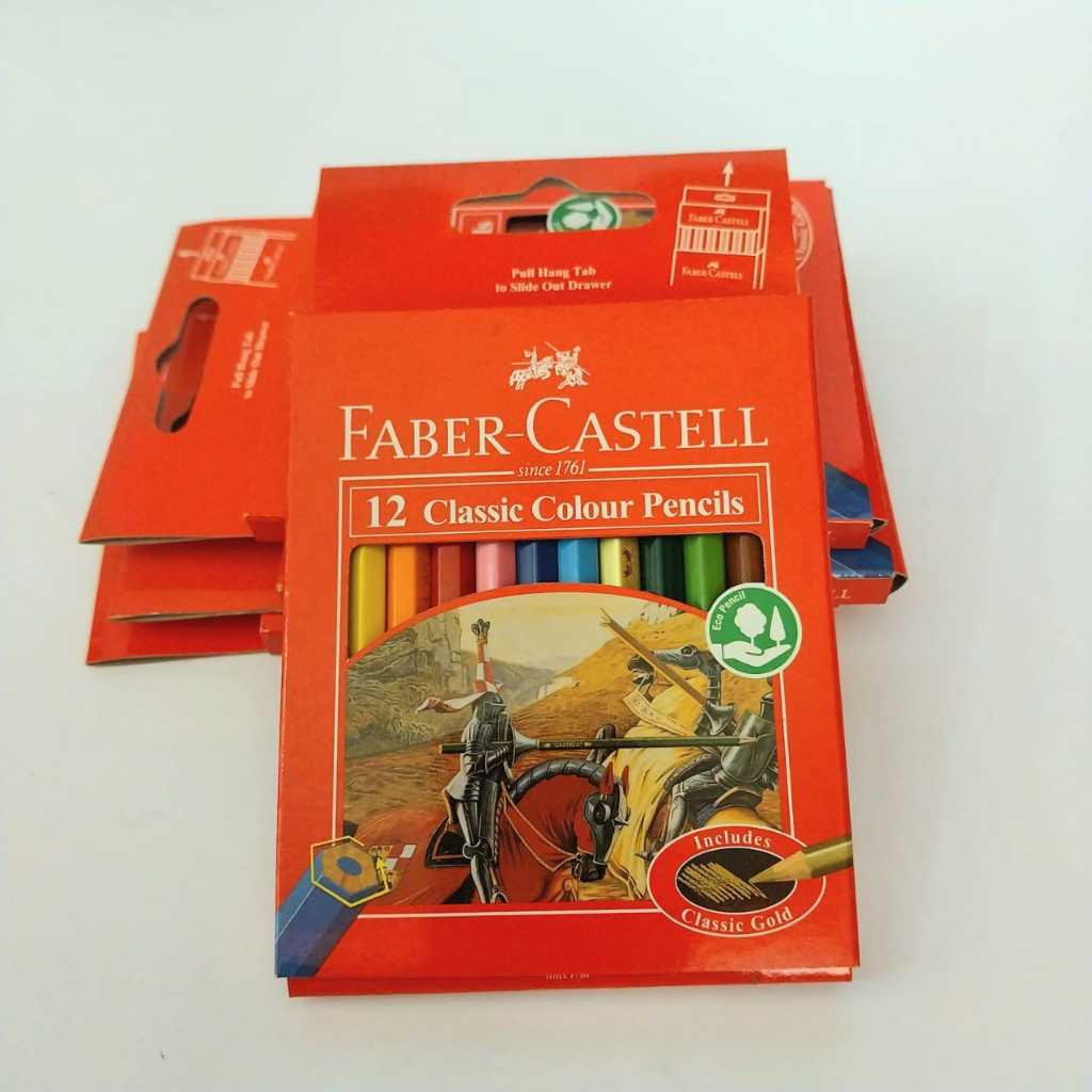 

Pensil Warna Faber Castell isi 12 Warna Pendek