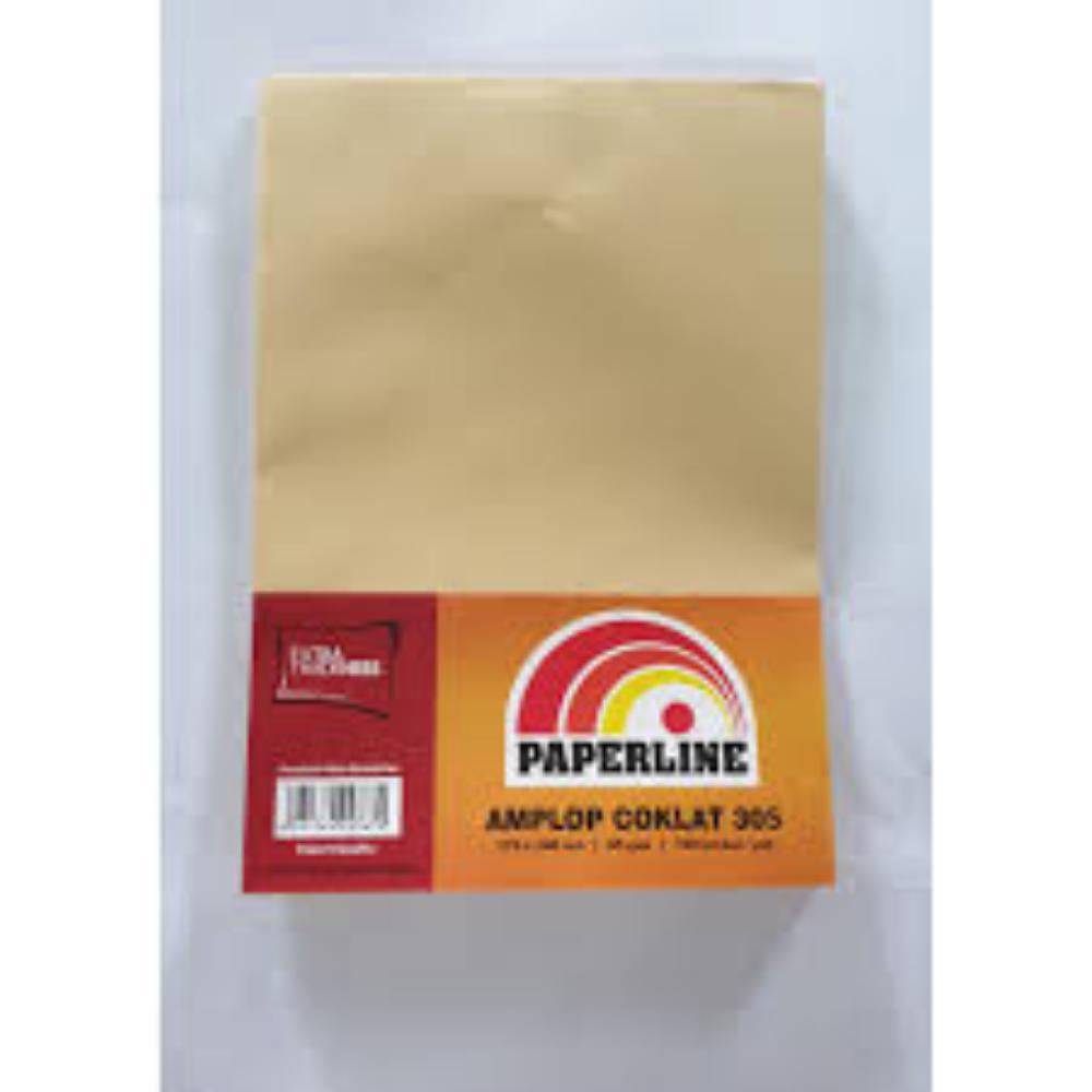 

Paperline - Amplop Coklat Paperline 305 170X240MM Isi 100 Lembar - Amplop Coklat Paperline