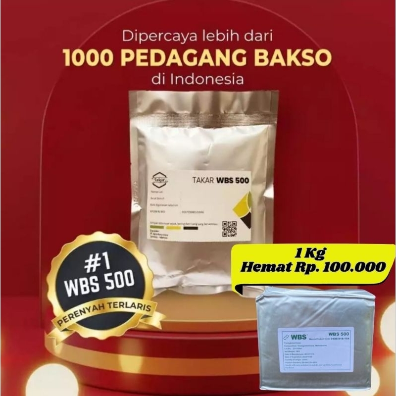 

[100gr] WBS 500 / Bikin Kress / Perenyah Bakso Terbaik