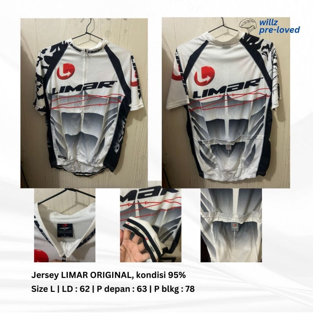JERSEY BAJU SEPEDA preloved second shimano limar discovery