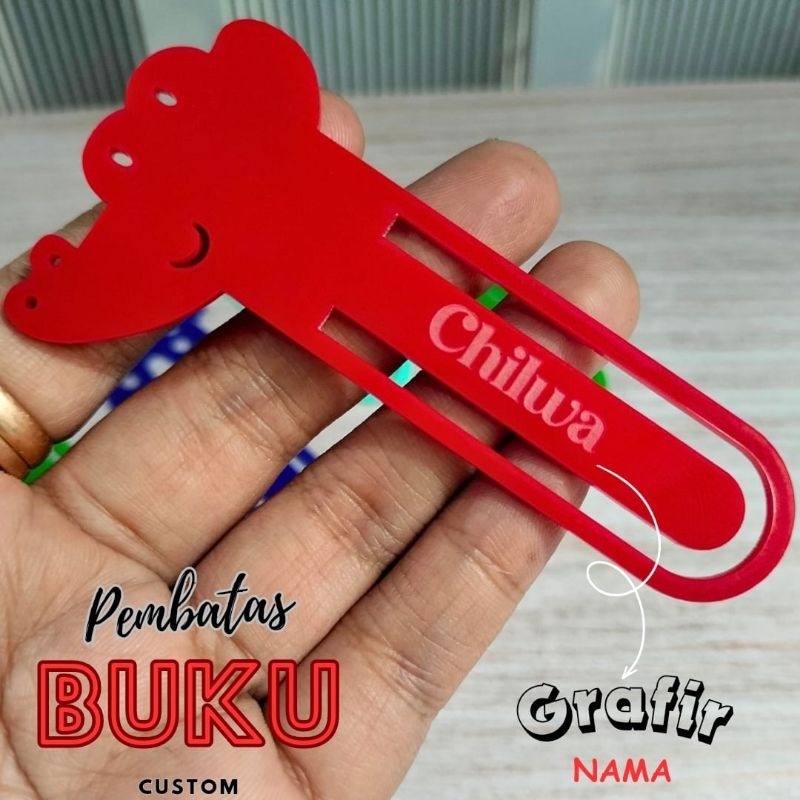

Pembatas Buku Akrilik Custom / Bookmark Custom