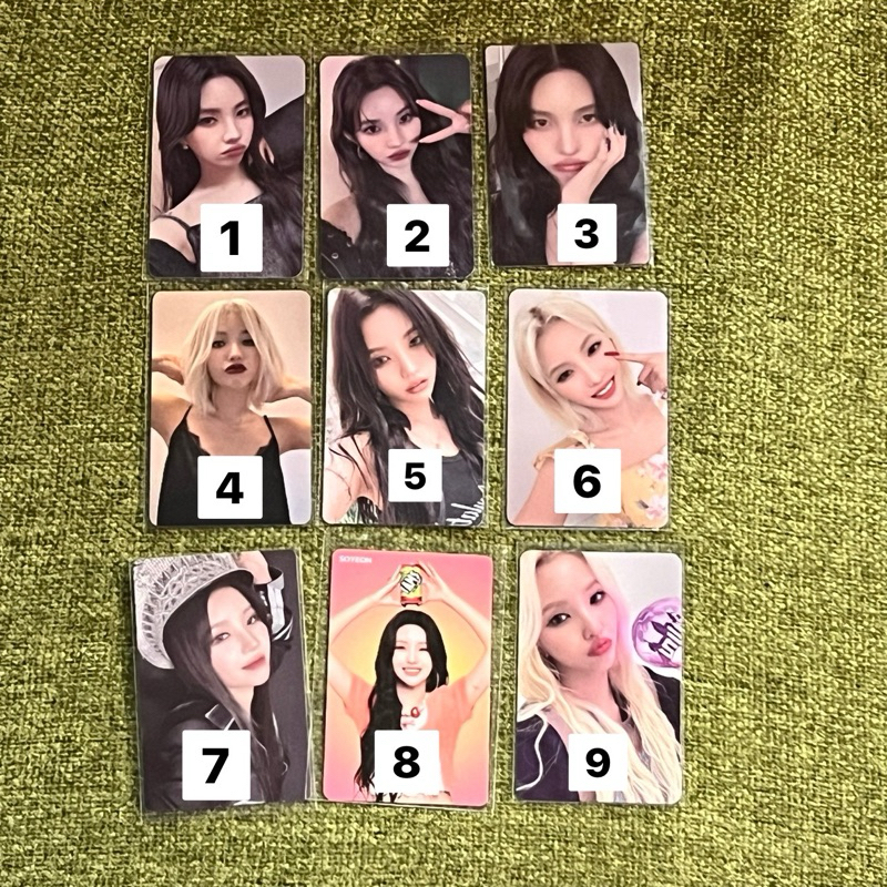 Photocard (PC) Official Jeon Soyeon (G)I-DLE GIDLE IDLE Part 2