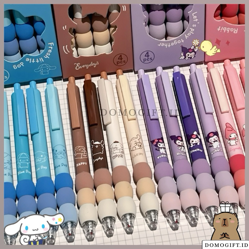 

Pena Gel Karakter Lucu Pulpen Hitam 0.5mm Alat Tulis Sekolah Bolpen Kuromi 1 Pc