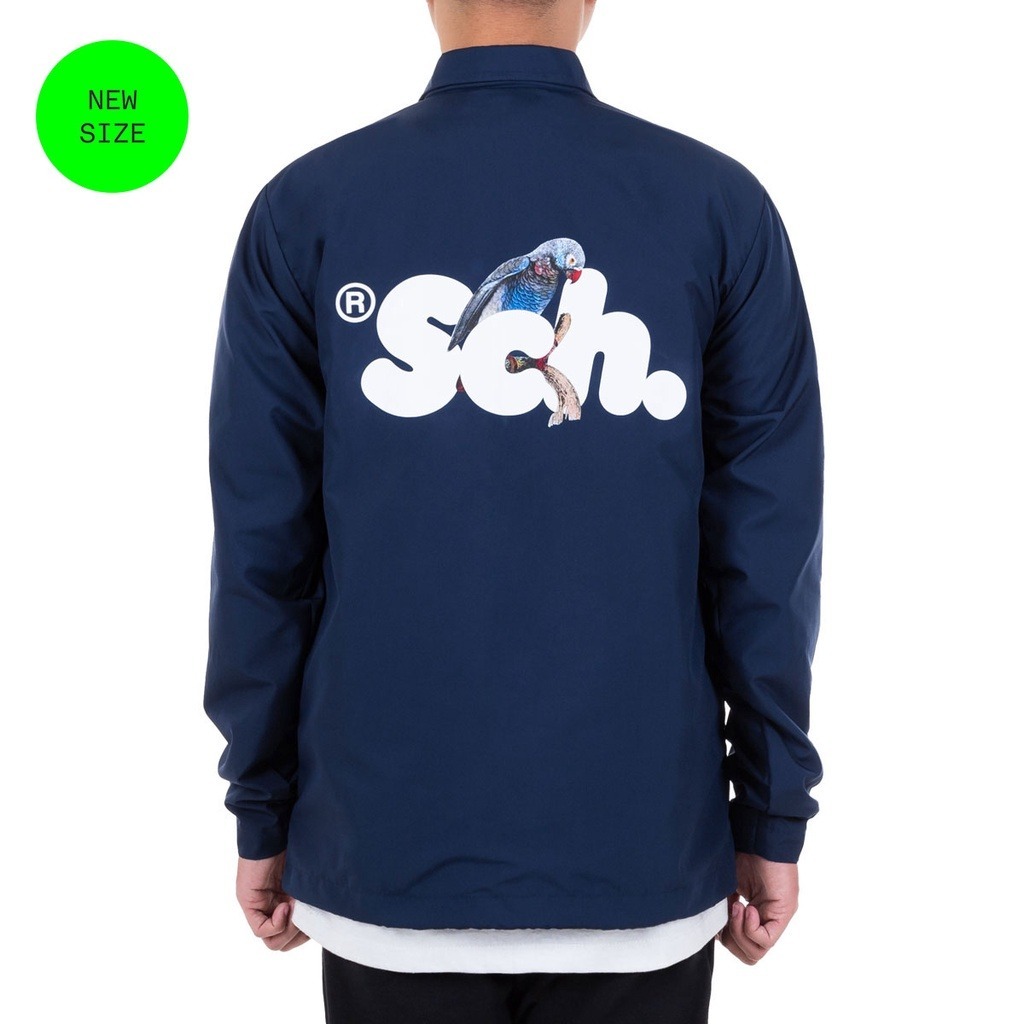 SCH JACKET COACH PERCH CHJ NAVY BLUE"