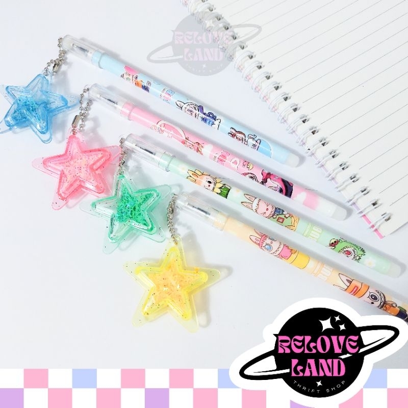 

pulpen pompom labubu | pulpen labubu pompom | fancy pen | fancy pen labubu