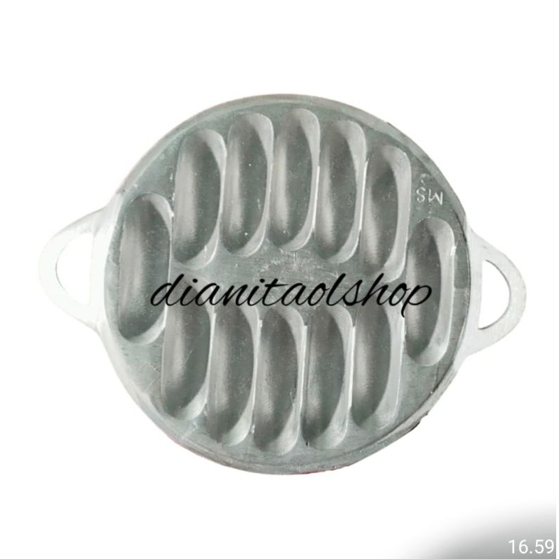 pukis bulat isi 12 besar/cetakan aluminium/ cetakan kue