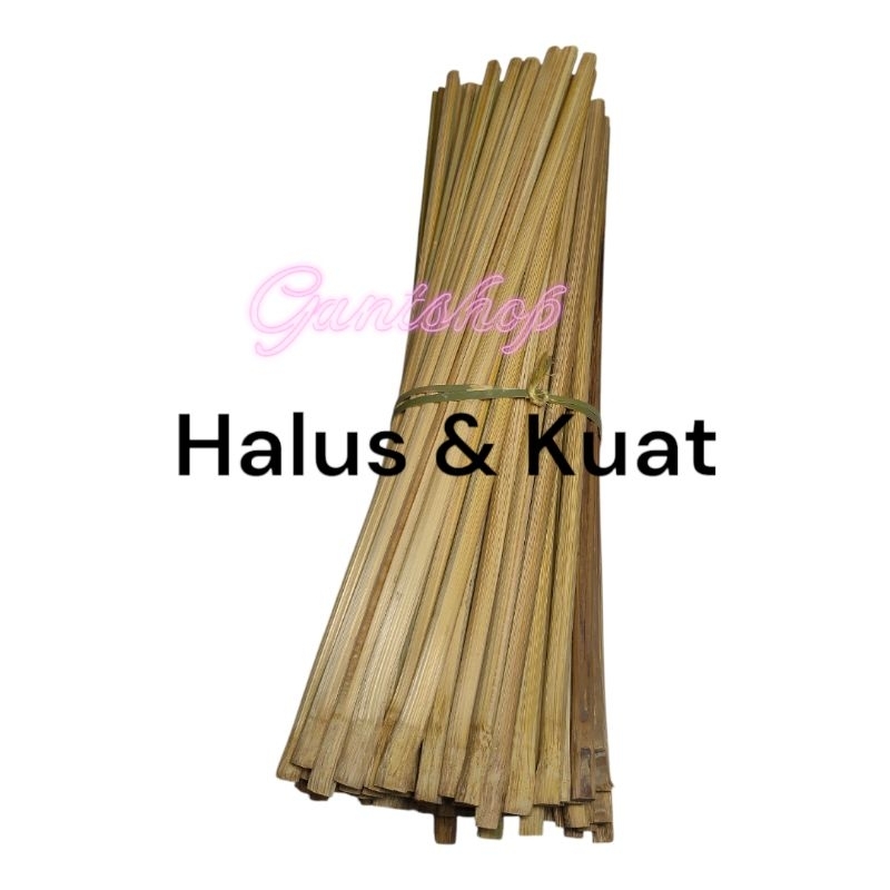 

Bambu Capit Ikan Asap/Bakar Kuat & Tebal Isi 100 Pcs