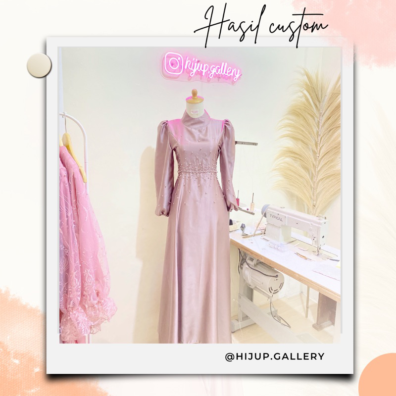JASA JAHIT CUSTOM DRESS BRIDESMAIDS / KEBAYA WISUDA / SERAGAM IDUL FITRI