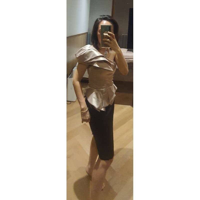 Karen Millen one shoulder dress