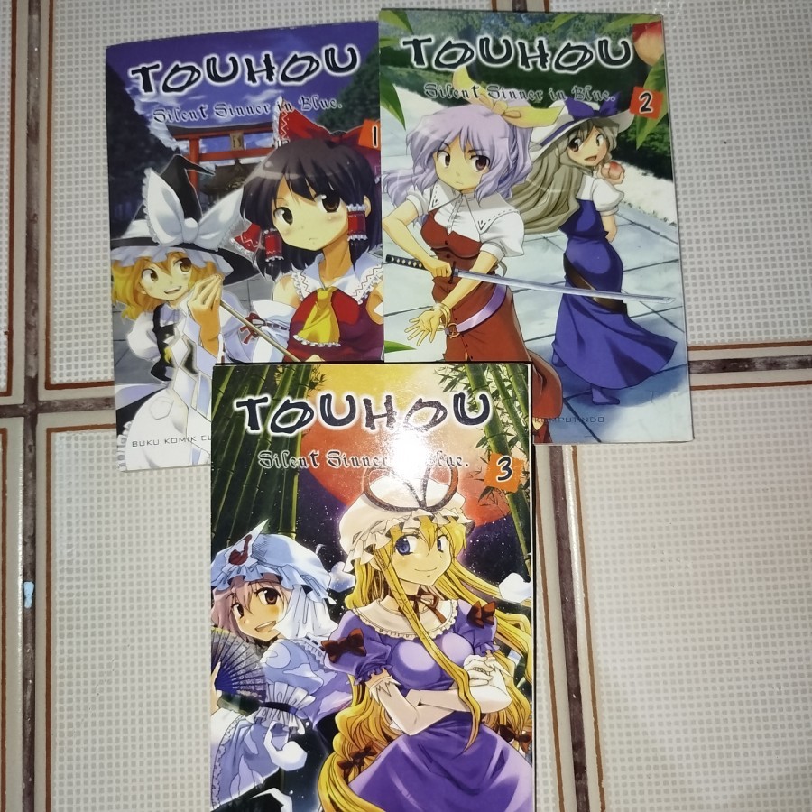 Komik Touhou Silent Sinner in Blue vol 1-3 set kolpri