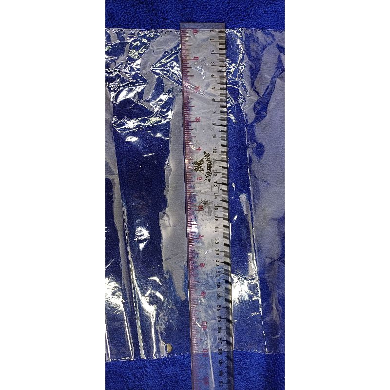 

plastik opp baju 28x35x04x500pcs