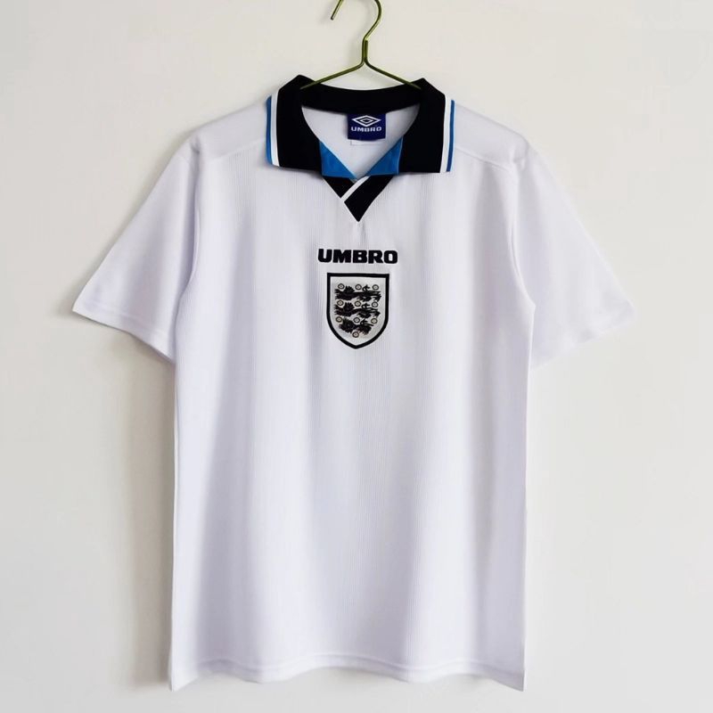 Jersey bola retro grade AAA England inggris home 96 season 1996