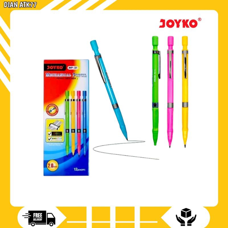 

Pensil MP21 Mechanical / Joyko Pensil Mekanik 12 pcs