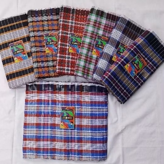 sarung anak motif kotak atlas
