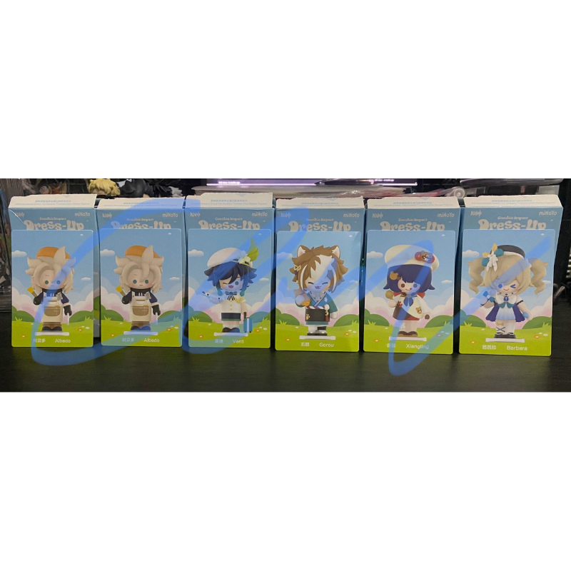 (SELECTED) Genshin Impact Popmart Figure Albedo Venti Gorou Xiangling Barbara