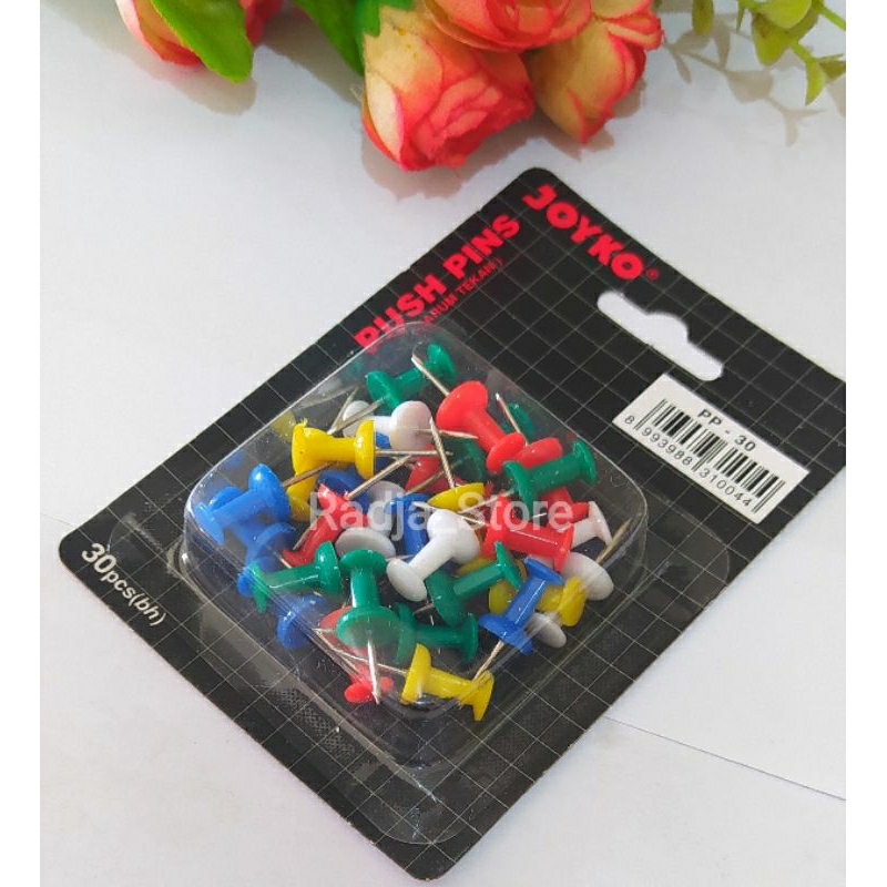 

JOYKO PUSH PIN (Jarum Tekan) warna warni