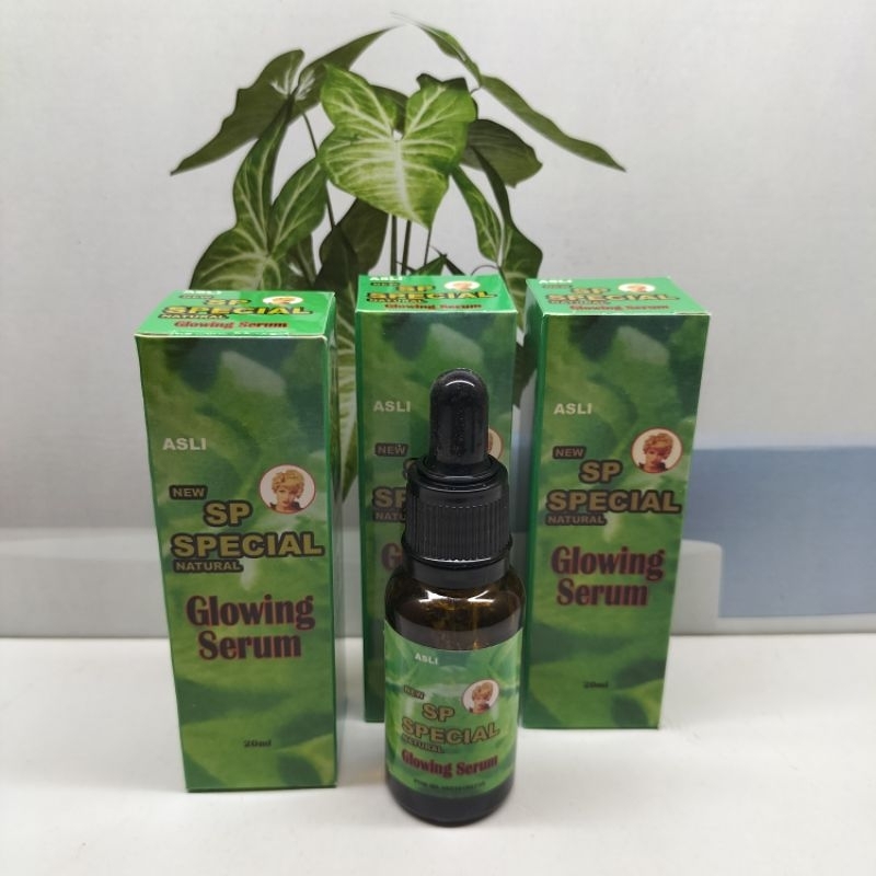 3 PCS SERUM NEW SP HIJAU GLOWING SERUM 20ML
