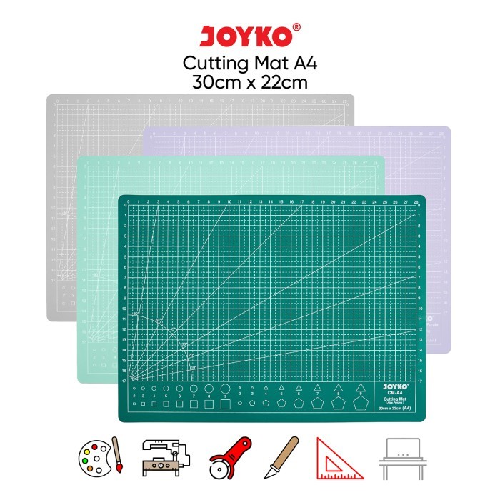 

Cutting Mat Alas Tatakan Potong A4 Joyko A4 Double-sided 2 Sisi CM-A4 CM A4 30 x 22