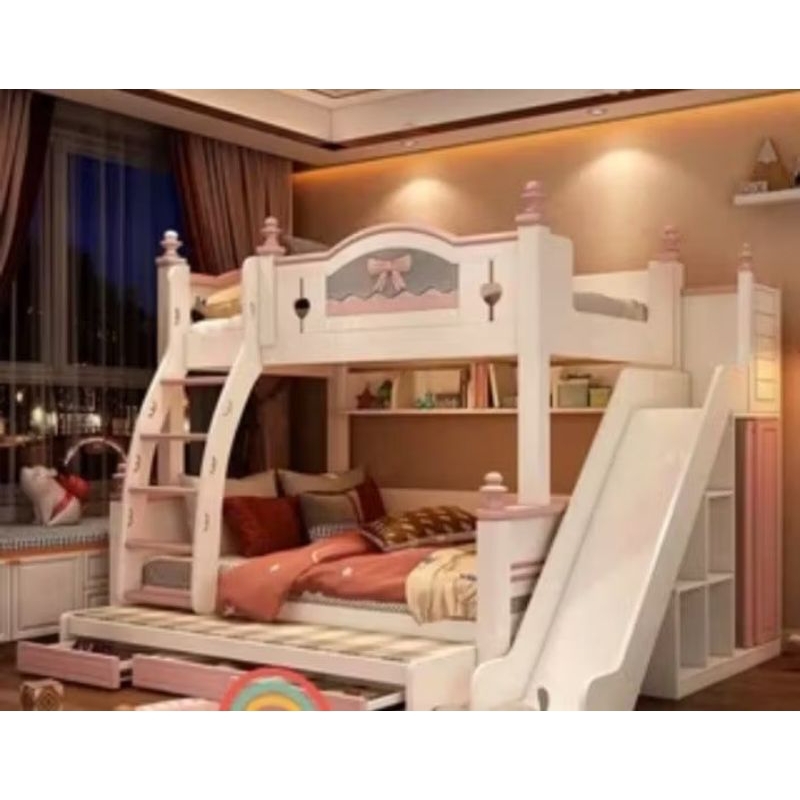 tempat tidur anak tingkat prosotan & lemari
