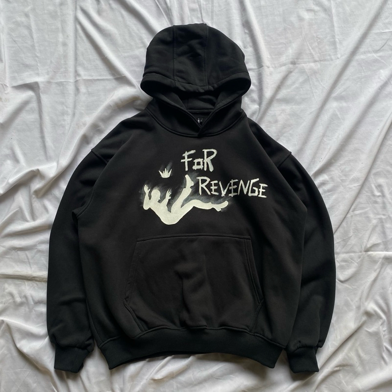 PRE-ORDER HOODIE OVERSIZE BOXY "FOR REVENGE"