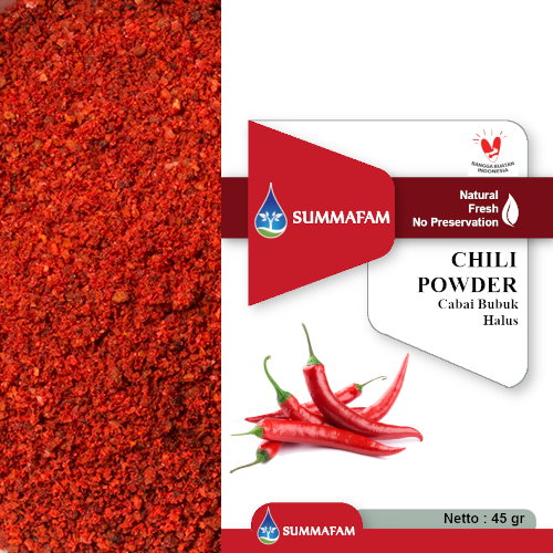 

Summafam Chilli Powder - bubuk Cabe - Bubuk Cabai Halus